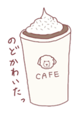 Cafe in the town sticker #1931286