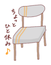 Cafe in the town sticker #1931295