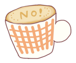 Cafe in the town sticker #1931302