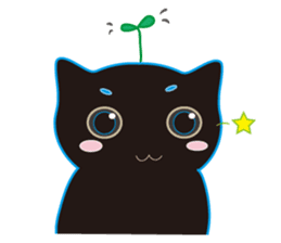 A Cat Named Moemoeme Shirokuroneko sticker #2035046