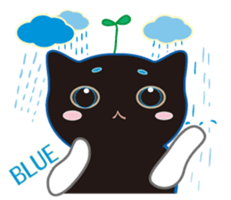 A Cat Named Moemoeme Shirokuroneko sticker #2035066