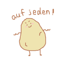 Germany Potato "Kartoffeln" sticker #2175133