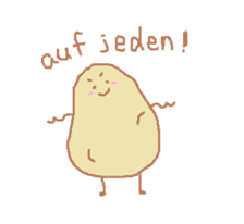 Germany Potato "Kartoffeln" sticker #2175133