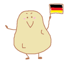 Germany Potato "Kartoffeln" sticker #2175157
