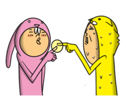 Cat Daddy and Bunny Girl sticker #2226018