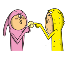 Cat Daddy and Bunny Girl sticker #2226018