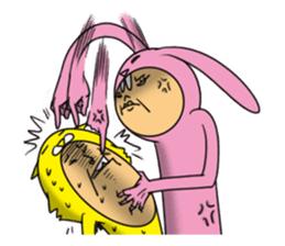 Cat Daddy and Bunny Girl sticker #2226022