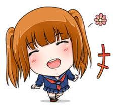 Hannah the Twin-tail Girl sticker #2293824