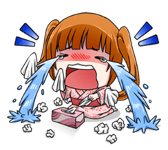 Hannah the Twin-tail Girl sticker #2293828