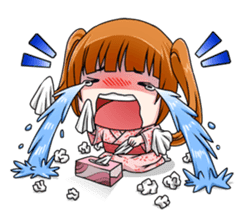 Hannah the Twin-tail Girl sticker #2293828