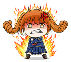 Hannah the Twin-tail Girl sticker #2293829