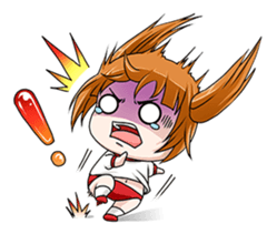 Hannah the Twin-tail Girl sticker #2293832