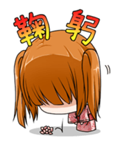 Hannah the Twin-tail Girl sticker #2293842