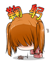 Hannah the Twin-tail Girl sticker #2293842