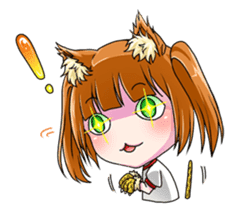 Hannah the Twin-tail Girl sticker #2293844