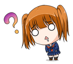 Hannah the Twin-tail Girl sticker #2293848