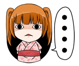 Hannah the Twin-tail Girl sticker #2293849