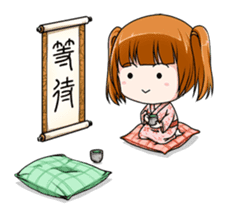 Hannah the Twin-tail Girl sticker #2293853