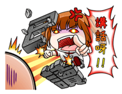 Hannah the Twin-tail Girl sticker #2293855