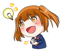 Hannah the Twin-tail Girl sticker #2293857