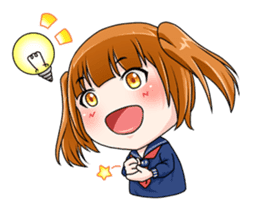 Hannah the Twin-tail Girl sticker #2293857