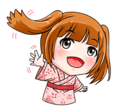 Hannah the Twin-tail Girl sticker #2293859