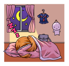 Hannah the Twin-tail Girl sticker #2293860