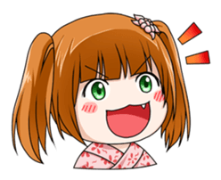 Hannah the Twin-tail Girl sticker #2293861