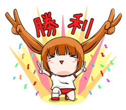 Hannah the Twin-tail Girl sticker #2293863