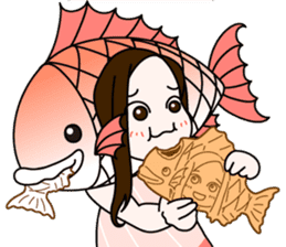 [old] SWIM! TAIMUSUME(Sea Bream Girl) sticker #2477710