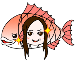 [old] SWIM! TAIMUSUME(Sea Bream Girl) sticker #2477723