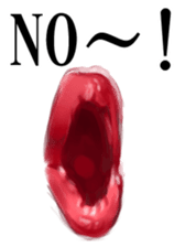 Red lips sticker #2509461