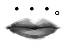 Red lips sticker #2509472