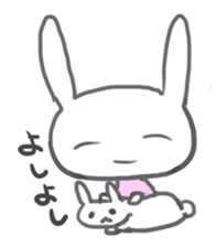 Rabbit-sometimes says proverbs- sticker #2513645