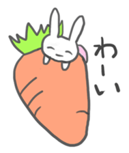 Rabbit-sometimes says proverbs- sticker #2513646