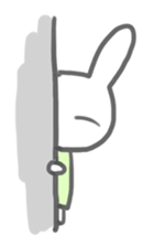 Rabbit-sometimes says proverbs- sticker #2513649