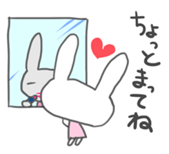 Rabbit-sometimes says proverbs- sticker #2513658