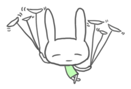 Rabbit-sometimes says proverbs- sticker #2513659