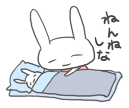 Rabbit-sometimes says proverbs- sticker #2513660