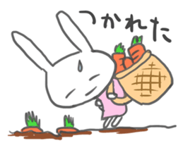 Rabbit-sometimes says proverbs- sticker #2513661