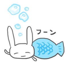 Rabbit-sometimes says proverbs- sticker #2513667