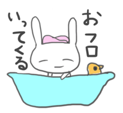 Rabbit-sometimes says proverbs- sticker #2513669