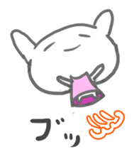 Rabbit-sometimes says proverbs- sticker #2513670