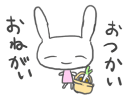 Rabbit-sometimes says proverbs- sticker #2513672