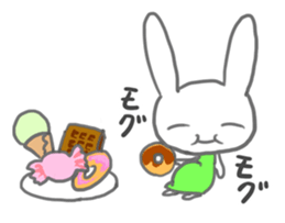 Rabbit-sometimes says proverbs- sticker #2513675