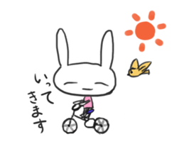 Rabbit-sometimes says proverbs- sticker #2513679