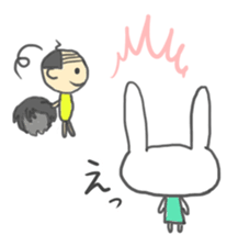 Rabbit-sometimes says proverbs- sticker #2513683