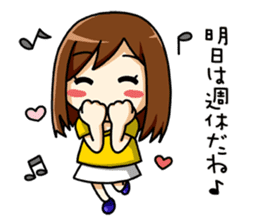 policeman with his wife sticker #2661517