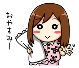 policeman with his wife sticker #2661532