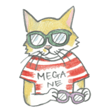 Higuchi Yuko's Boris the cat sticker #2685112